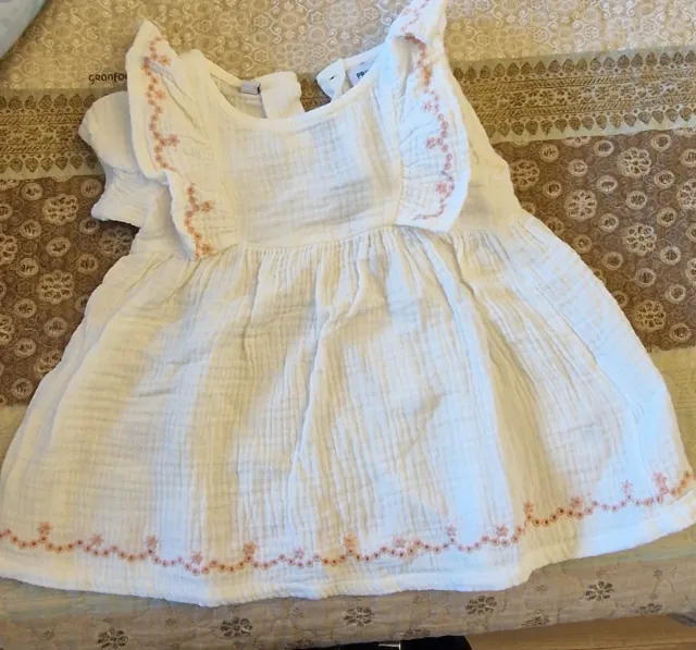 Vestitino bianco 0-3 mesi