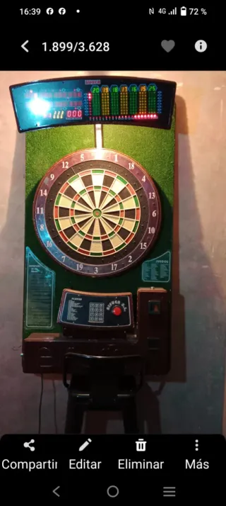 Diana de dardos profesional electrónica