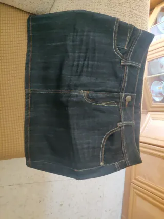 Minifalda vaquera Kiabi Talla 38