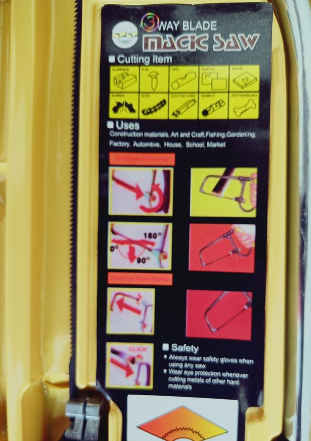 Sierra Mágica 3 en 1 con Cuchillas