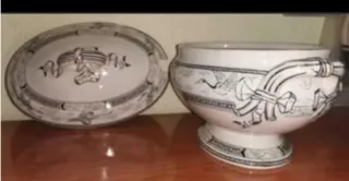 LEER! Minton EST 1793 salsera/sopera loza vintage