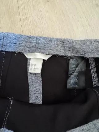 Falda H&M gris midi