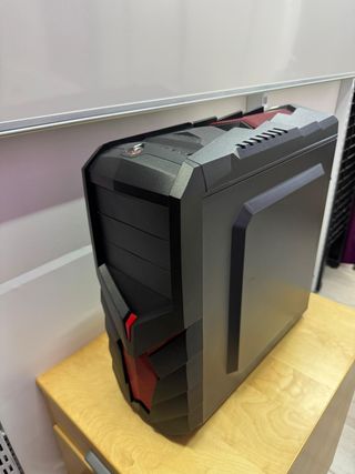 Ordenador Gaming Clonico Negro/Rojo