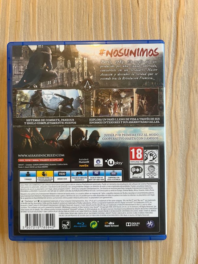 Assassins Creed Unity PS4