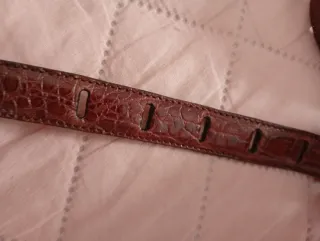 Pantalón de piel marrón