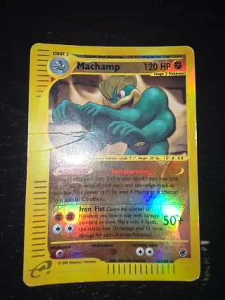 Machamp Expedition Holo Carta Pokémon