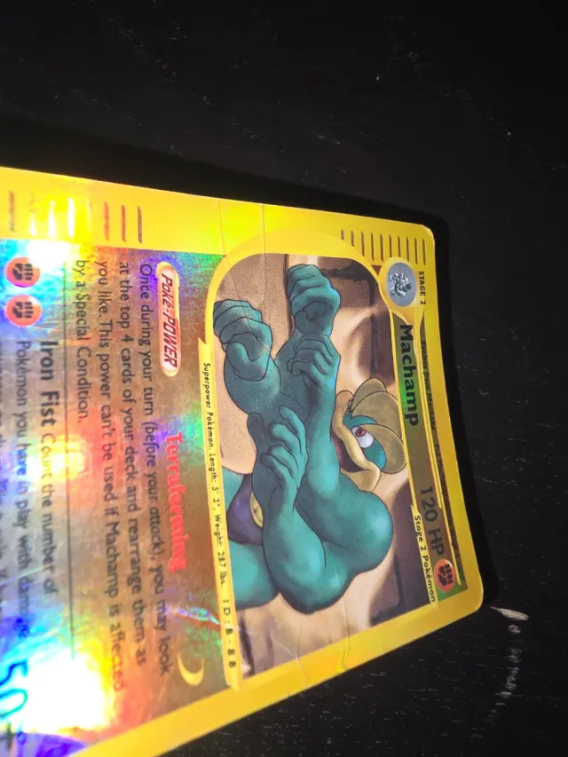 Machamp Expedition Holo Carta Pokémon