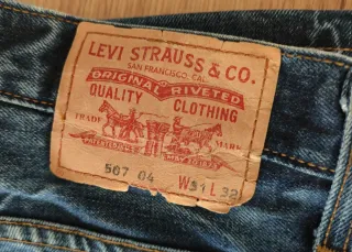 Pantalón Levi's 507 -W31 L32.
Largo: 102 cm