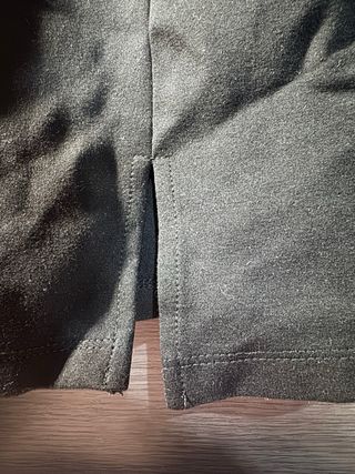Vestido corto negro Stradivarius