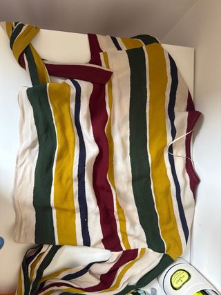 Blusa Zara cruzada rayas talla XS