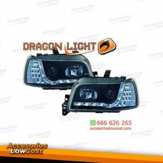 FAROS LED LUZ DIURNA RENAULT CLIO 1  92-97. FONDO