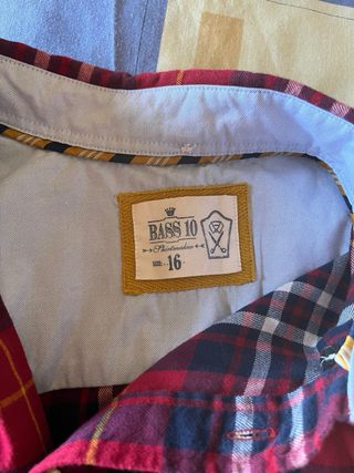 Camisa cuadros chico Talla S