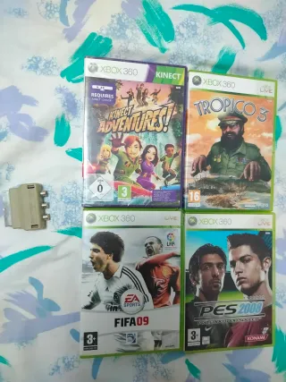 Lote 4 Videojuegos Xbox 360
