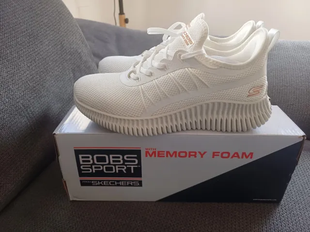 Skechers Bobs Geo New Aesthetics Blancas