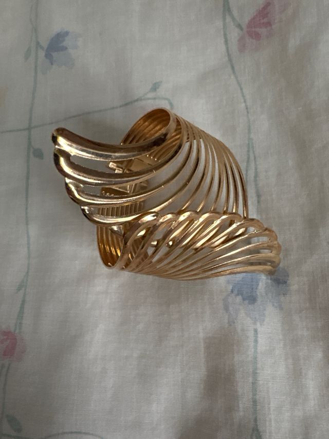 Diadema Hojas Doradas Disfraz