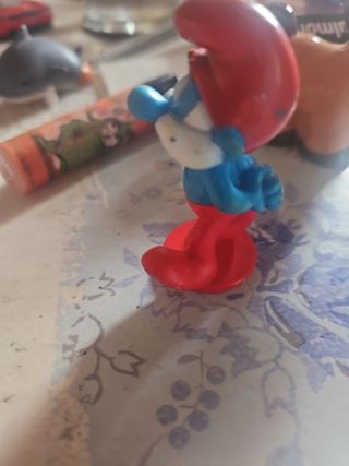 Figurita vintage Papá Pitufo