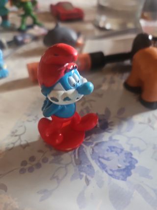 Figurita vintage Papá Pitufo