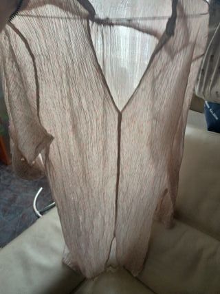 Camisola Massimo Dutti Beige/Rosa