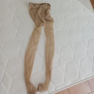 Collant donna beige taglia unica