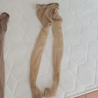 Collant donna beige taglia unica