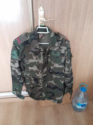 Camisa militar camuflaje verde