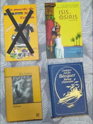 Libros varios 3x5€