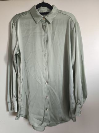 Blusa verde Zara