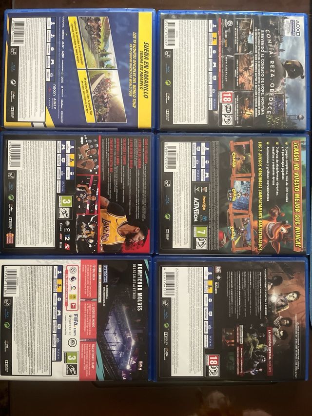 Videojuegos ps4 variados 