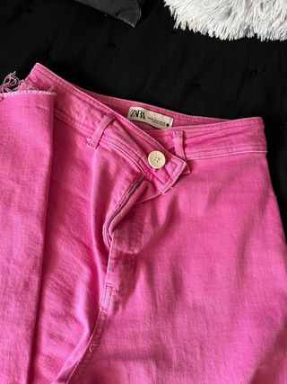Pantalones Zara Rosa Talla [Talla]