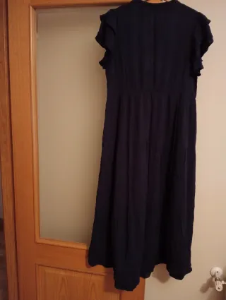 Vestido Sfera Negro Bordado Talla M