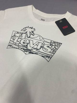 Camiseta Levi's Talla L Logo Tropical