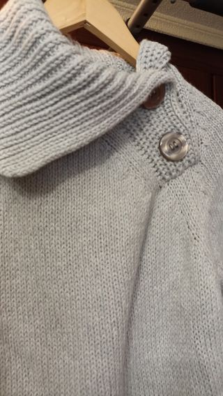 Jersey Cortefiel cuello vuelto botones