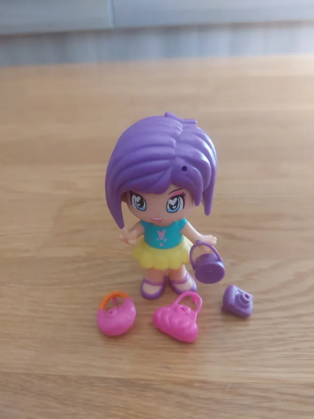 Coche Pinypon Rosa con Accesorios