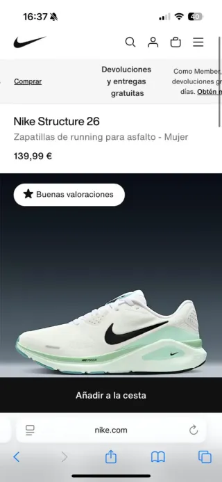 Zapatillas Nike Mujer Blancas y Turquesa