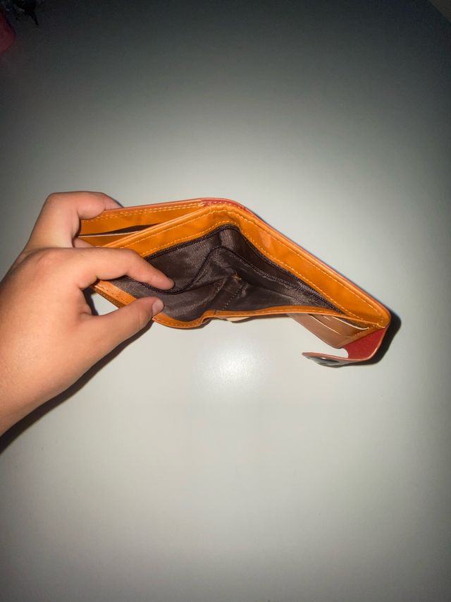 Cartera estilo billete 100 dólares