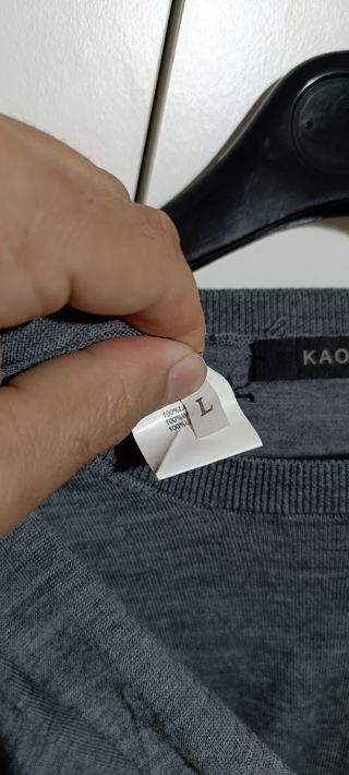 Pullover uomo KAOS grigio taglia M