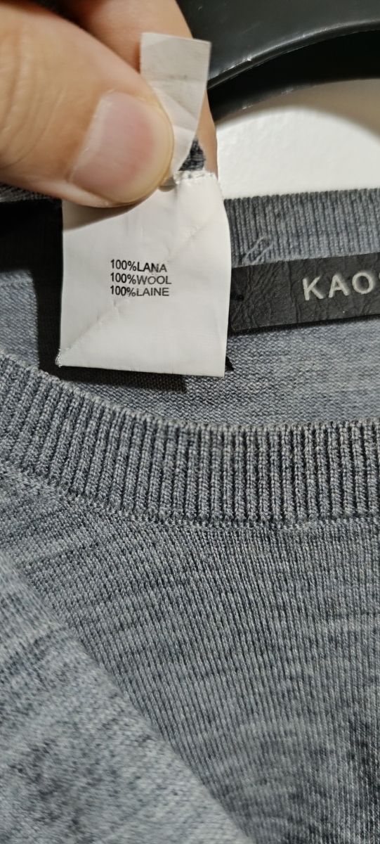 Pullover uomo KAOS grigio taglia M