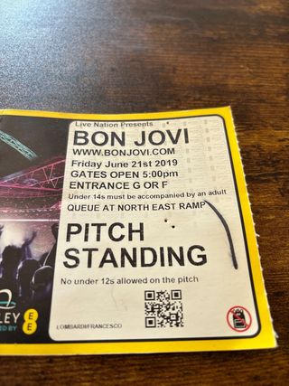 Biglietto collezione Bon Jovi 
