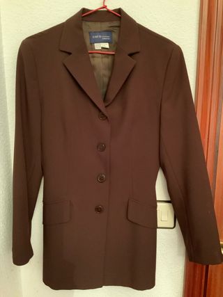 Blazer Zara Mujer Marrón