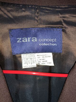 Blazer Zara Mujer Marrón