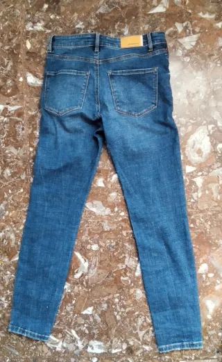 Vaqueros Mujer Talla 40 Azul