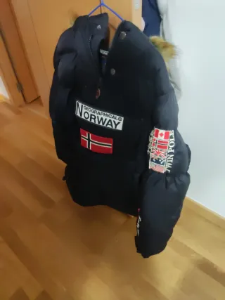 Chaqueta Geographical Norway Negra