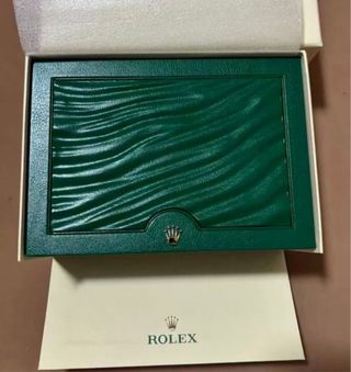 Caja de reloj Rolex verde