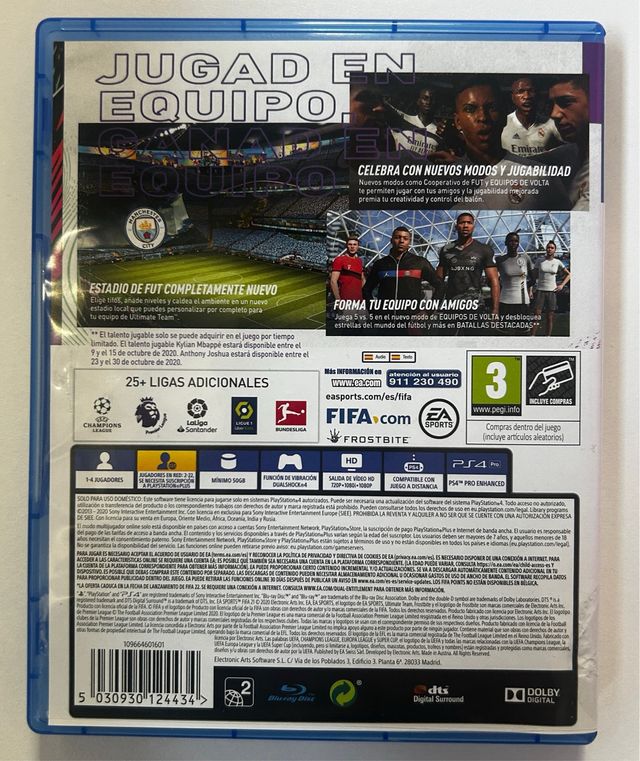 Videojuego PS4 FIFA 21 EA Sports