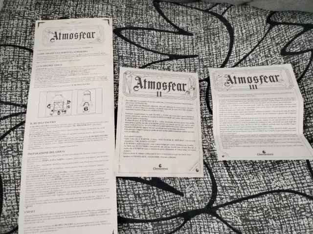 Atmosfear 1, 2, 3 VHS + CD Gioco Base