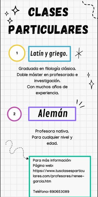Clases online de latín, griego y lengua 