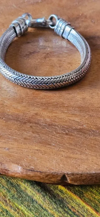 Bracciale snake in argento
