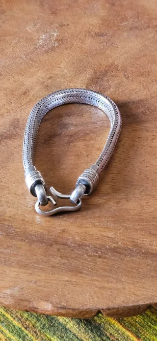 Bracciale snake in argento