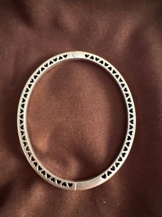 Pulsera Pandora Corazones y Circonitas