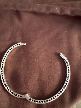 Pulsera Pandora Corazones y Circonitas